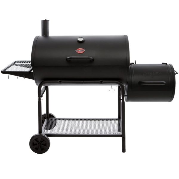 Char-Griller-Smokin-Champ-Charcoal-Grill-Horizontal-Smoker-in-Black