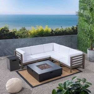 Noble-House-Malawi-Grey-7-pc-Wood-Patio-Fire-Pit-Sectional-Seating-Set-w-White-Cushions