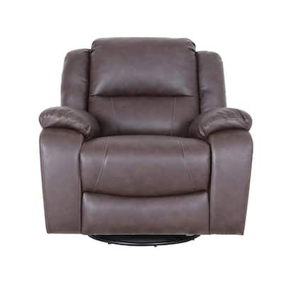Noble-House--Malic-Classic-Tufted-Dark-Brown-Leather-Swivel-Recliner