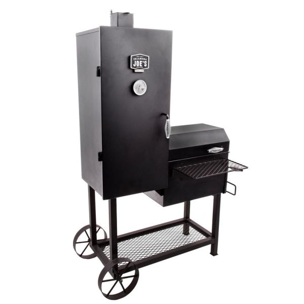 OKLAHOMA-JOE-Bandera-Offset-Smoker-and-Charcoal-Grill-in-Black